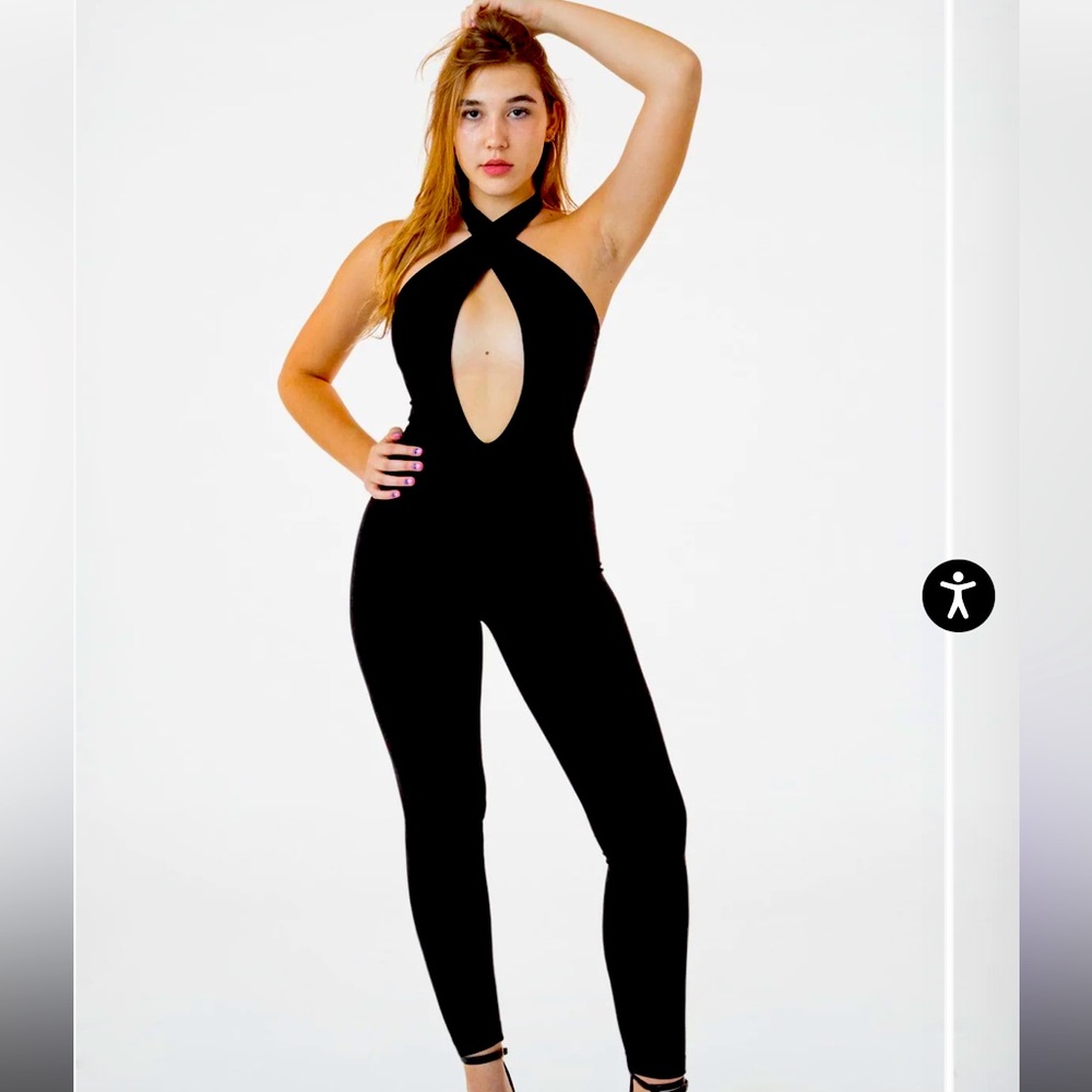 Los Angeles Apparel halter unitard!